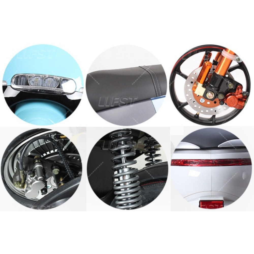 Электроскутер FST Classic 1000W 72V с АКБ 30FAh 10