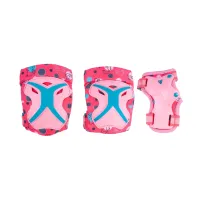 Набор защиты Tech Team Safe Fit Kids 3.0 Pink (Розовый) Размер L
